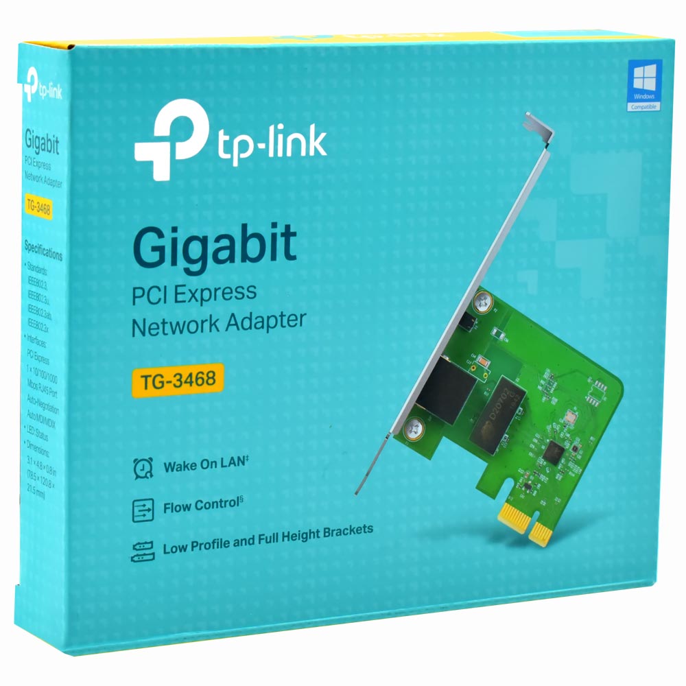 Comprar Placa de Rede PCI Express 10 / 100 / 1000 TP-Link TG-3468 - Novo