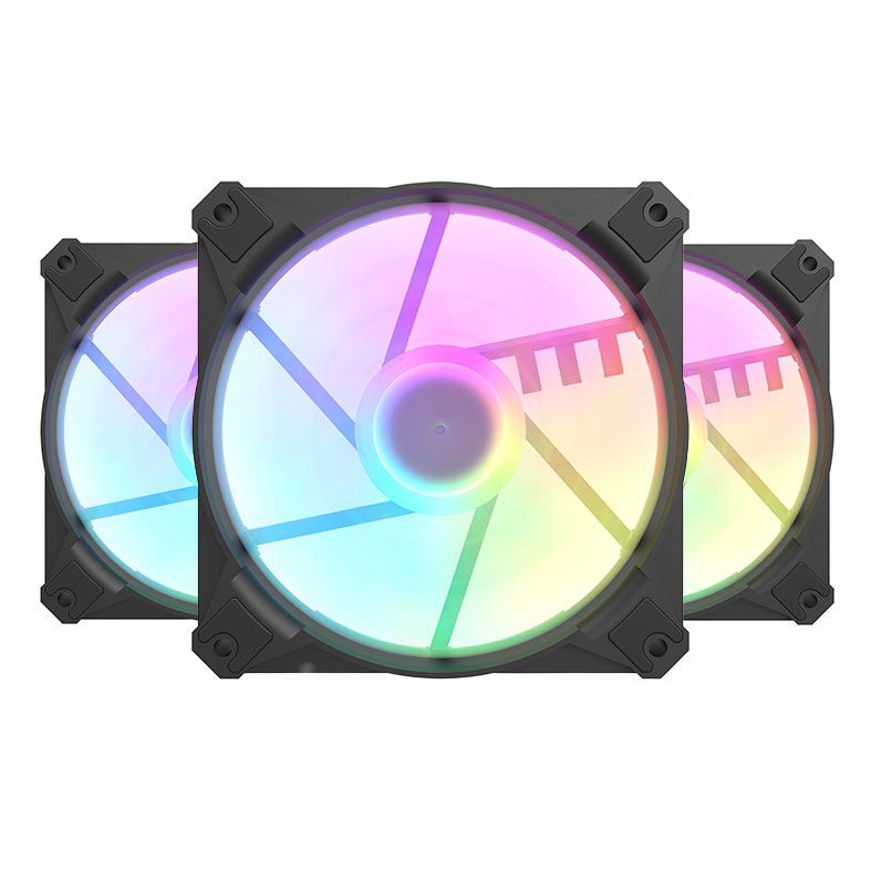 Comprar KIT VENTOINHA AIGO DARKFLASH CX6, RGB, 3X120MM, PRETO, CX6-3IN1 - Novo