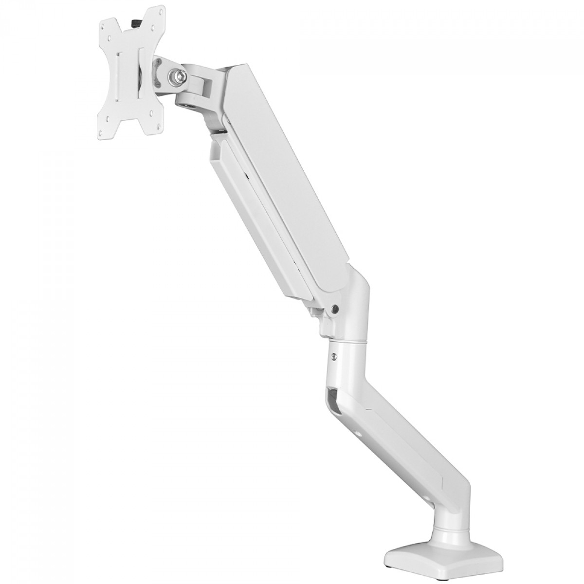 Comprar Suporte De Mesa Branco Para Monitor Articulado Cpistao A Gas 12 A 32 Bluecase Bsmtg01-3w - Novo