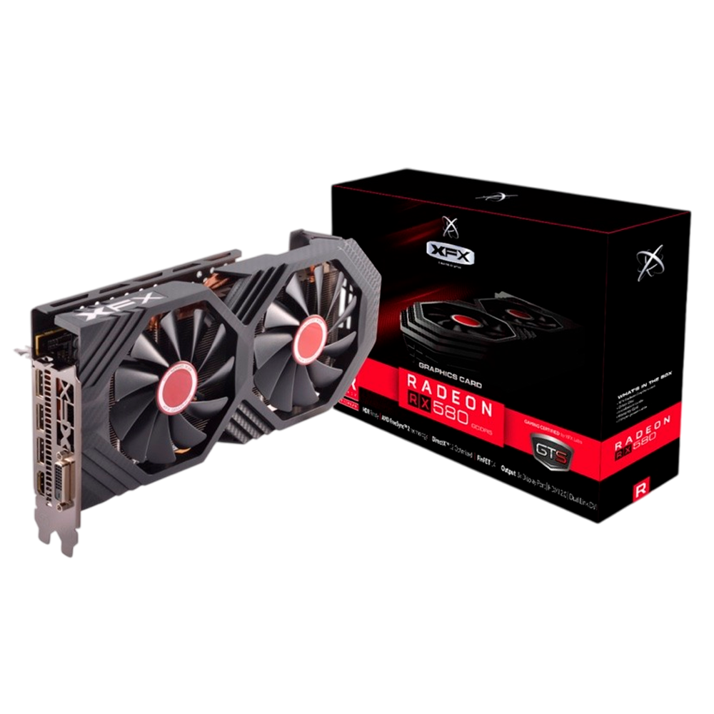 Comprar PLACA DE VÍDEO RX580 8GB XFX GTS XXX RADEON RX-580S85DD6 - Novo